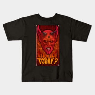 hejk81, Devil, Hey how about today Kids T-Shirt